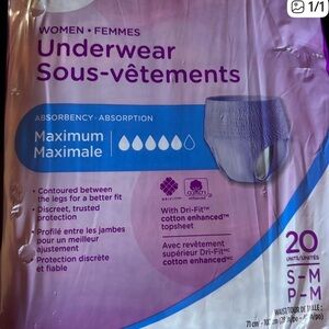 Women’s Maximum Absorbency Underwear - Brand New